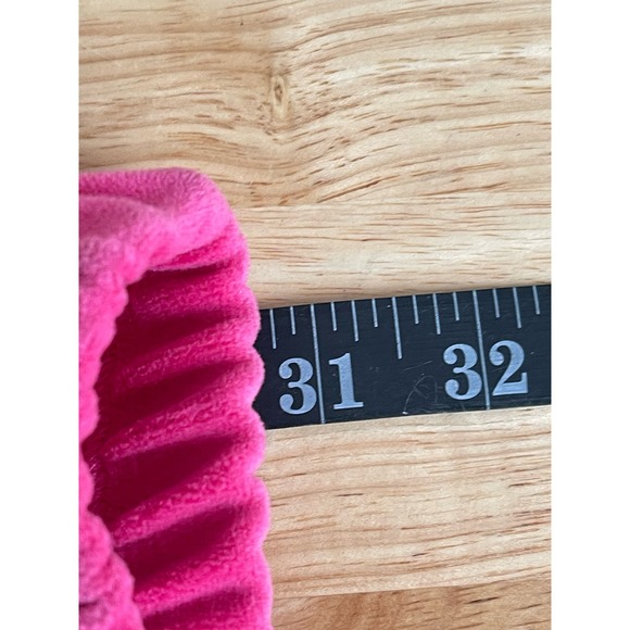 Juicy by Juicy Couture Pink Velour Hooded Jumpsuit Y2K 90s SOFT Comfy Sz L - Picture 14 of 16